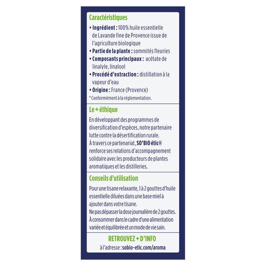 Eau Thermale Jonzac Huile Essentielle Lavande Fine De Provence Bio