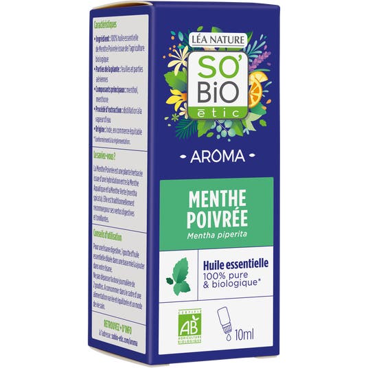Eau Thermale Jonzac Huile Essentielle Menthe Poivrée Bio