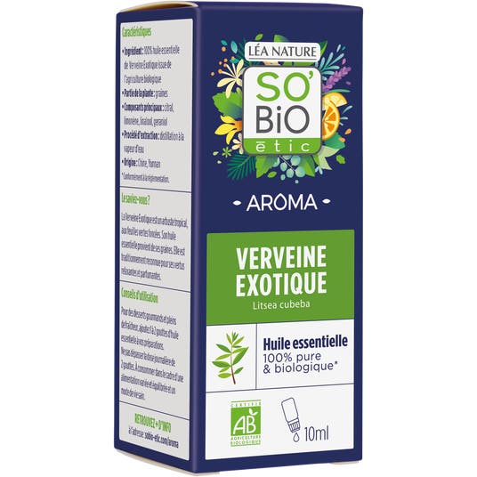 Eau Thermale Jonzac Huile Essentielle Verveine Exotique Bio