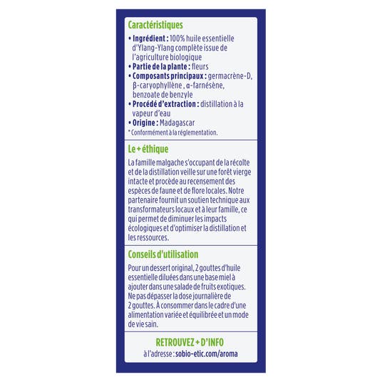 Eau Thermale Jonzac Huile Essentielle Ylang-ylang Bio