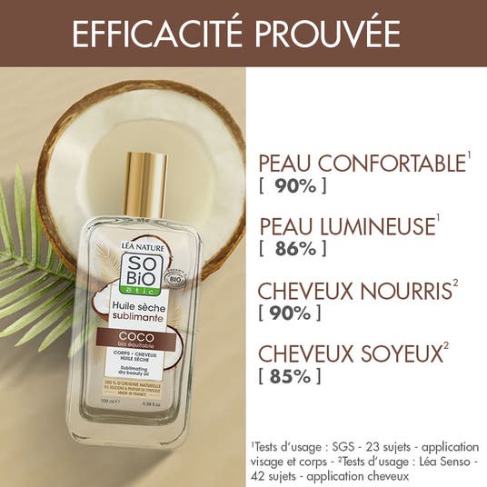 Eau Thermale Jonzac Huile Sèche Sublimante Coco Bio