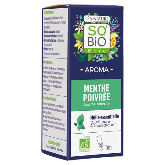 Eau Thermale Jonzac Huiles Essentielles Menthe Poivrée Bio