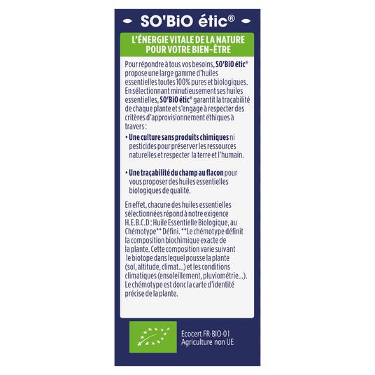 Eau Thermale Jonzac Huiles Essentielles Menthe Poivrée Bio