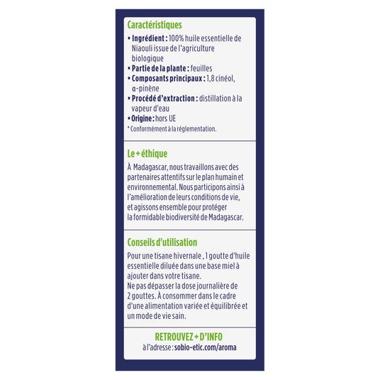 Eau Thermale Jonzac Huiles Essentielles Niaouli Bio