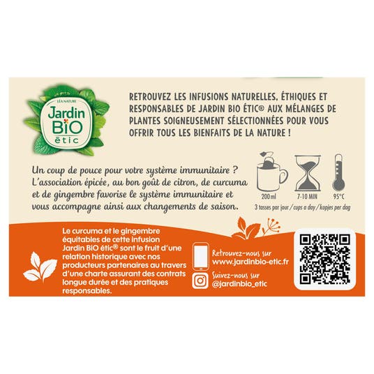 Eau Thermale Jonzac Infusion Défenses Naturelles - Bio