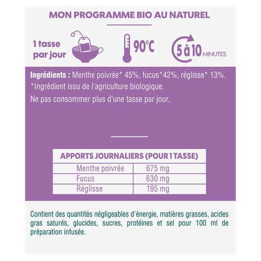 Eau Thermale Jonzac Infusion Elimination Ventre Plat - Bio