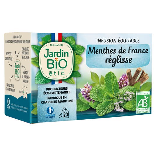 Eau Thermale Jonzac Infusion Menthes De France Réglisse