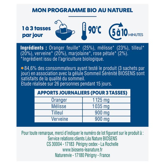 Eau Thermale Jonzac Infusion Sommeil Réparateur - Bio