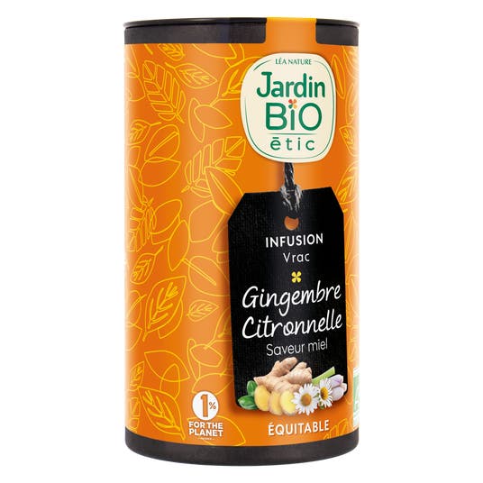 Eau Thermale Jonzac Infusion Vrac Gingembre Citronnelle Saveur Miel - Bio