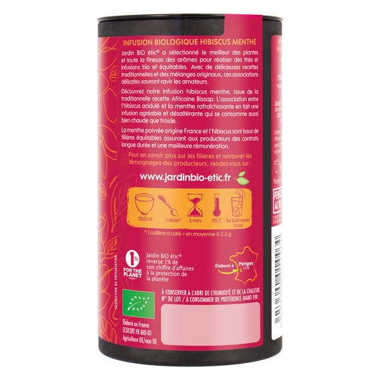 Eau Thermale Jonzac Infusion Vrac Hibiscus Menthe - Bio