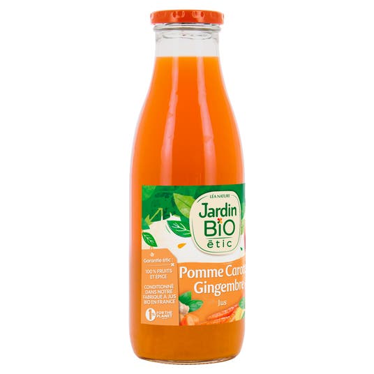 Eau Thermale Jonzac Jus Pomme Carotte Gingembre Bio