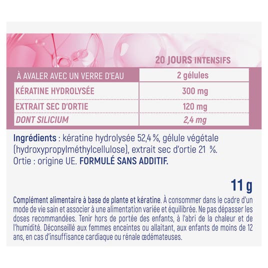 Eau Thermale Jonzac Kératine Cheveux Et Ongles 300mg