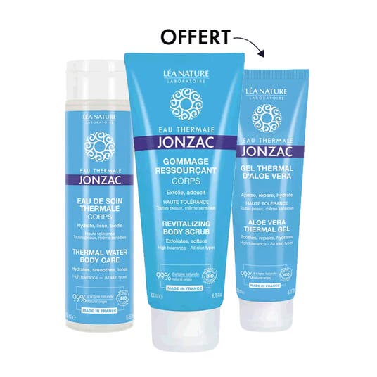 eau thermale jonzac Kit les soins corps indispensables