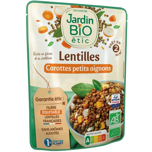 Eau Thermale Jonzac Lentilles Vertes Carottes Aux Petits Oignons - Bio