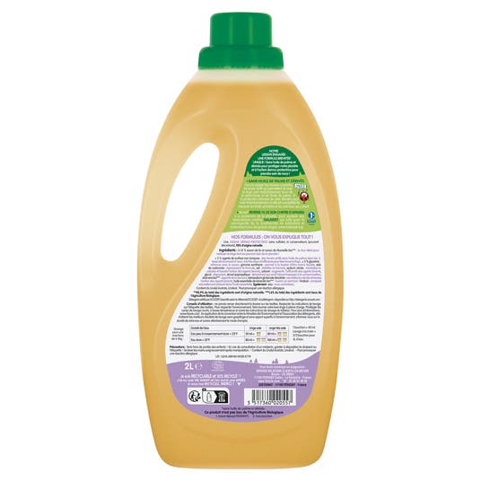 Eau Thermale Jonzac Lessive Engagée 0% Huile De Palme 2 Litres