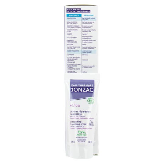 Eau Thermale Jonzac Lot Soin Léger Rehydrate Et Crème Réparatrice Apaisante +CICA