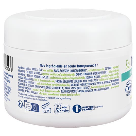 Eau Thermale Jonzac Masque Capillaire Fortifiant Ricin Bio & Kératine Végétale