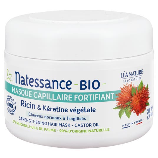 eau thermale jonzac Masque capillaire fortifiant Ricin Bio & Kératine végétale