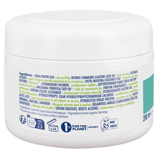 Eau Thermale Jonzac Masque Capillaire Régénérant Ricin Et Kératine Végétale