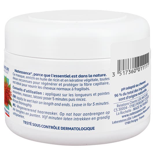 Eau Thermale Jonzac Masque Capillaire Régénérant Ricin Et Kératine Végétale