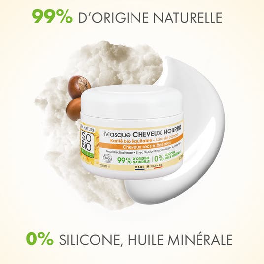 Eau Thermale Jonzac Masque Cheveux Nourris Karité Bio