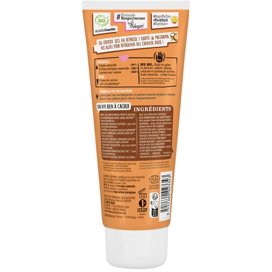 Eau Thermale Jonzac Masque SOS Cheveux Secs à L'huile De Macadamia & Beurre De Karité