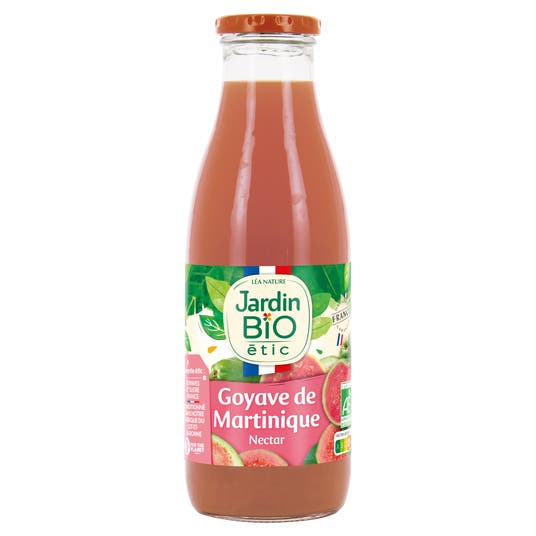 eau thermale jonzac Nectar de goyave bio de Martinique