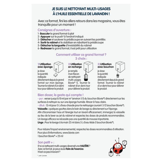 Eau Thermale Jonzac Nettoyant Multi-usages à L'huile Essentielle De Lavandin - Grand Format