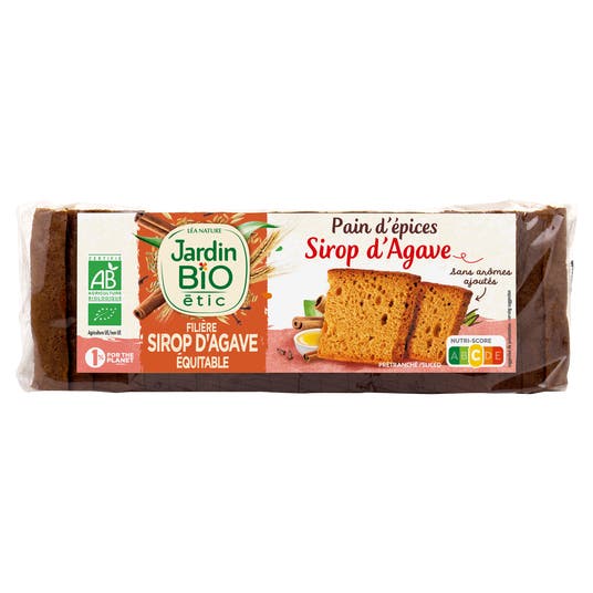 Eau Thermale Jonzac Pain D'épices Au Sirop D'agave - Bio