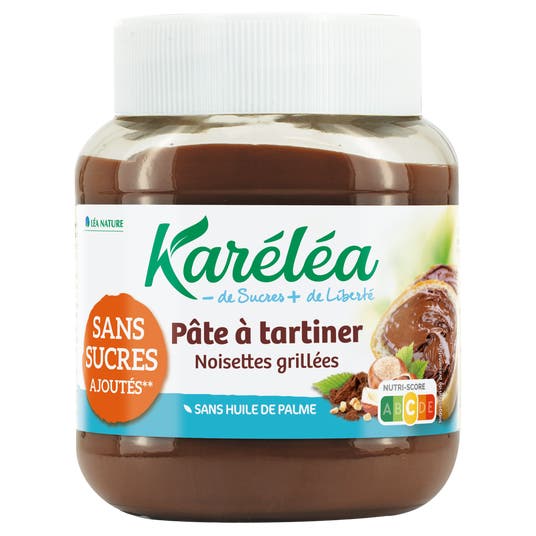 eau thermale jonzac Pâte à tartiner aux noisettes et cacao sans sucres ajoutés