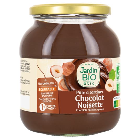 Eau Thermale Jonzac Pâte à Tartiner Bio Chocolat Et Noisette - 750g