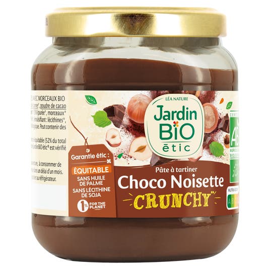 Eau Thermale Jonzac Pâte à Tartiner Chocolat 15% Noisette Crunchy