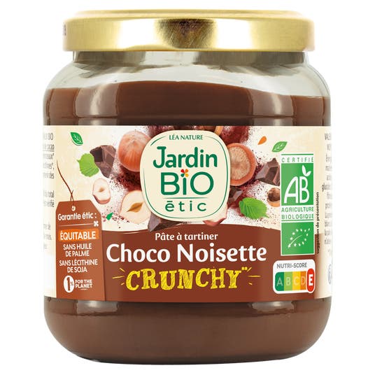 eau thermale jonzac Pâte à tartiner Chocolat 15% Noisette crunchy