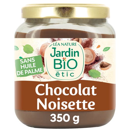 eau thermale jonzac Pâte à tartiner chocolat noisette bio