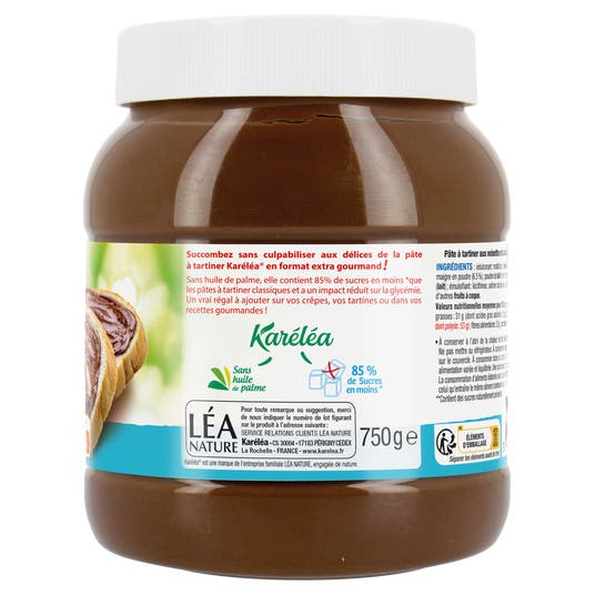 Eau Thermale Jonzac Pâte à Tartiner Noisettes Et Cacao Sans Sucres Ajoutés-750g