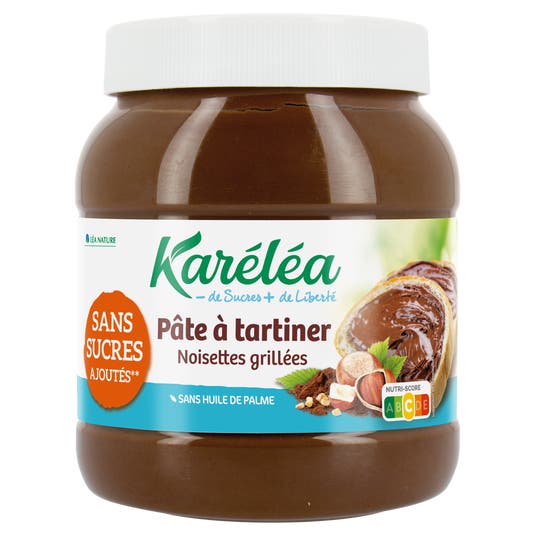 eau thermale jonzac Pâte à tartiner noisettes et cacao sans sucres ajoutés-750g