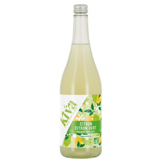 eau thermale jonzac Pétillant Citron Citron vert bio