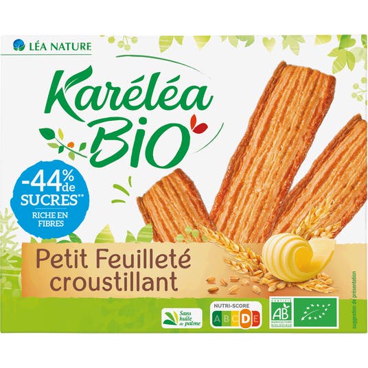 eau thermale jonzac Petits feuilletés Bio réduit en sucres