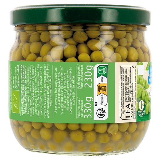 Eau Thermale Jonzac Petits Pois Bio De France Extra-fins