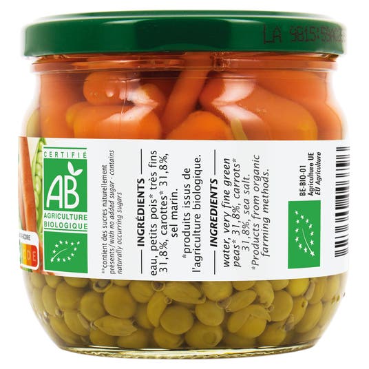 Eau Thermale Jonzac Petits Pois Bio Et Jeunes Carottes