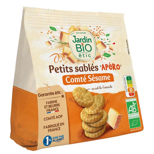 Eau Thermale Jonzac Petits Sablés Apéro Comté Sésame Bio