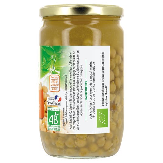Eau Thermale Jonzac Pois Chiches Bio Au Naturel Bocal De 660 G