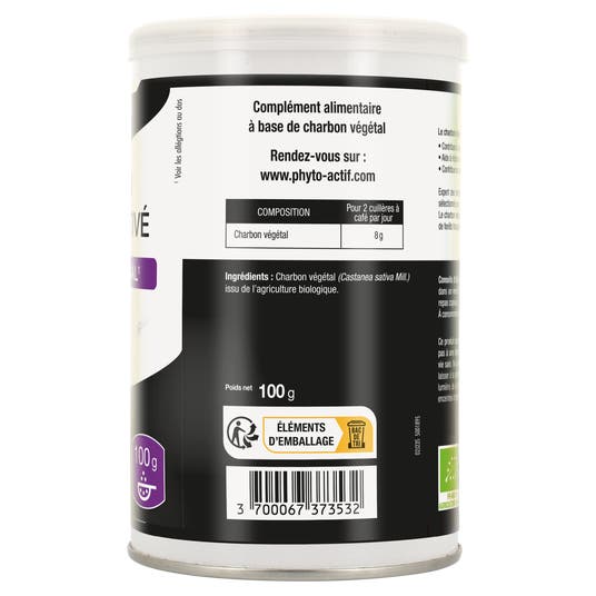 Eau Thermale Jonzac Poudre De Charbon Végétal Activé Bio