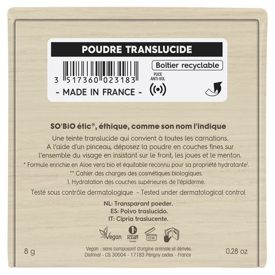 Eau Thermale Jonzac Poudre De Teint Universelle - Poudre Translucide