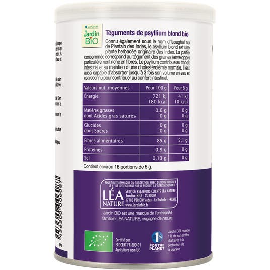 Eau Thermale Jonzac Psyllium Blond - Super Aliment - Transit - Bio