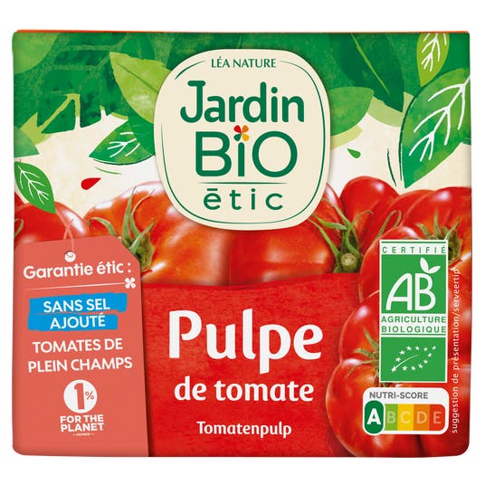 Eau Thermale Jonzac Pulpe De Tomate Sans Sel Ajouté - Bio