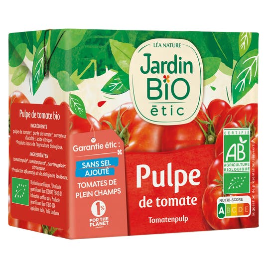 Eau Thermale Jonzac Pulpe De Tomate Sans Sel Ajouté - Bio