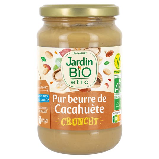 eau thermale jonzac Pur beurre de cacahuète crunchy bio