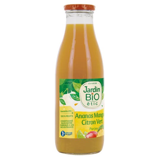 Eau Thermale Jonzac Pur Jus Bio Ananas Mangue Citron Vert