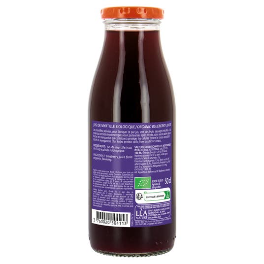 Eau Thermale Jonzac Pur Jus Bio De Myrtille Sauvage